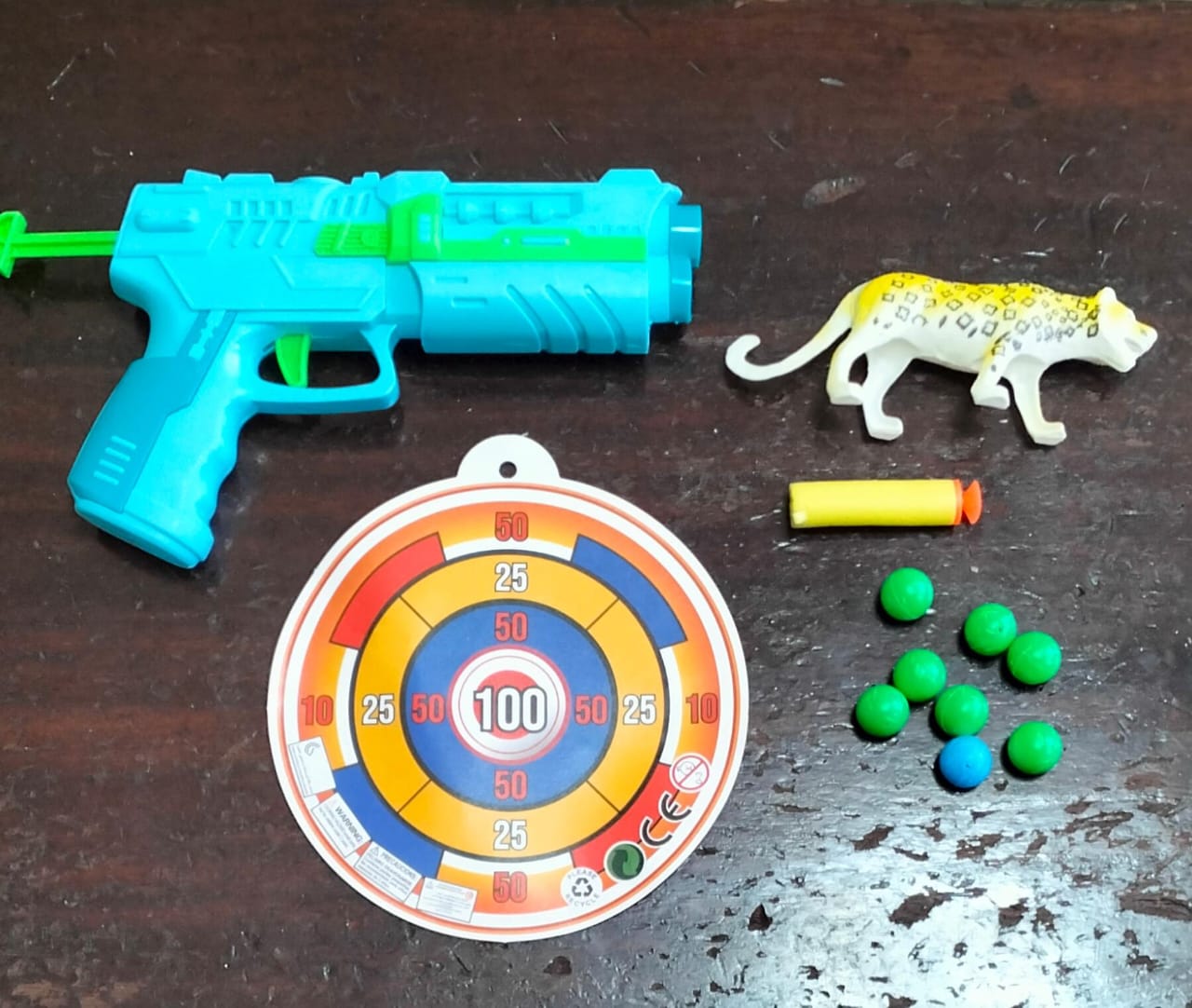 Kids' Toy Gun with Simulation Structure & Target | Manual Sliding Lock Creative Launching Toy with EVA Foam Bullets for Indoor & Outdoor Play | Safe Soft Ammo, Manual Operation, Fun Shooting Game.