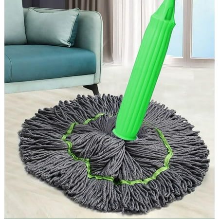 New Upgrade 144cm Pocket Wringing Mop | High-Absorption Self-Twisting Cleaning Mop | Efficient Floor Cleaning Tool for Home, Office, and Easy Wet or Dry Mopping
