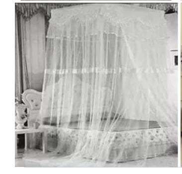 Top Square Mosquito Net for Decker Beds – Free-Size Hanging Canopy for Single & Double Decker, Full-Room Protection, Breathable Fabric, Durable Design for Comfortable Sleep