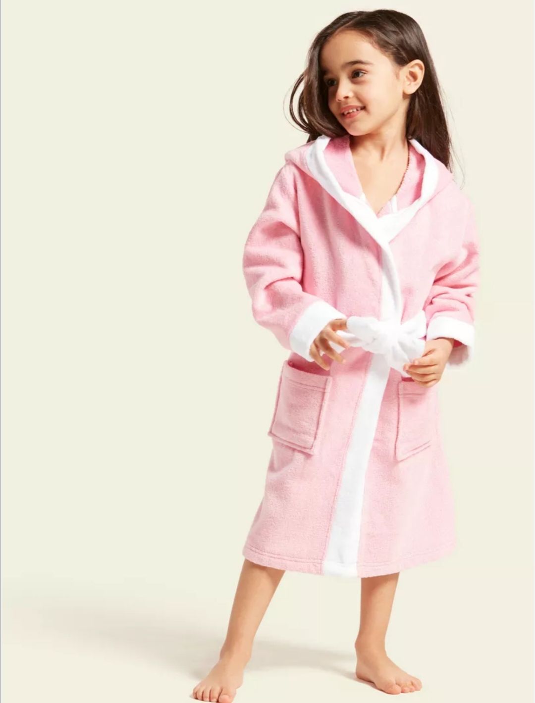 Kids Bathrobes for Ages 2-4 Years – Soft, Absorbent, and Comfortable Children's Robes for After Bath, Pool, or Beach Use with Hood and Secure Tie