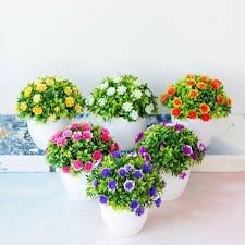 Artificial Plants Bonsai Small Flower with Pot