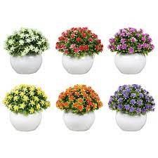 Artificial Plants Bonsai Small Flower with Pot