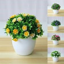 Artificial Plants Bonsai Small Flower with Pot