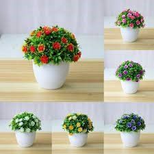 Artificial Plants Bonsai Small Flower with Pot