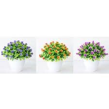 Artificial Plants Bonsai Small Flower with Pot