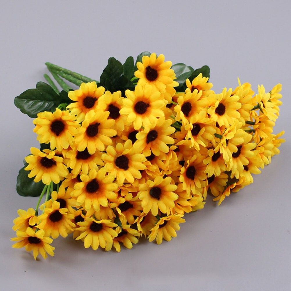 1PC MINI ARTIFICIAL BABY SUNFLOWER 🌞 ADDS BRIGHT, CHEERFUL CHARM TO ANY SPACE. PERFECT FOR HOME, OFFICE, OR GIFTING. NO VASE NEEDED—EASY TO DISPLAY AND MAINTENANCE-FREE FOR LASTING BEAUTY!