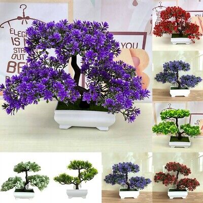 1PC ADORABLE POTTED BONSAI FLOWERS BRING NATURAL BEAUTY AND CHARM TO ANY ROOM. PERFECT FOR HOME, OFFICE, OR GIFTING. REALISTIC, MAINTENANCE-FREE, AND EASY TO DISPLAY FOR LASTING STYLE.