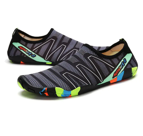 1Pair Unisexes Outdoor Aqua Shoes Couples Vacation Beach Barefoot Swimming Shoes Indoor Fitness Yoga Shoes