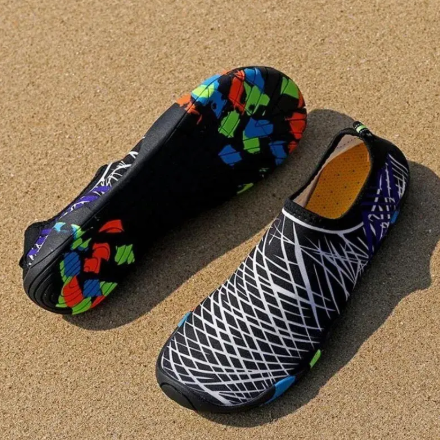 1Pair Men Women Aqua Shoes Sneakers Quick Dry Swimming Footwear Unisex Outdoor Breathable Upstream Beach Shoes