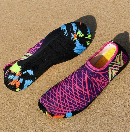 1Pair Men Women Aqua Shoes Sneakers Quick Dry Swimming Footwear Unisex Outdoor Breathable Upstream Beach Shoes