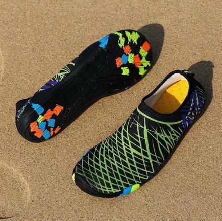 1Pair Men Women Aqua Shoes Sneakers Quick Dry Swimming Footwear Unisex Outdoor Breathable Upstream Beach Shoes