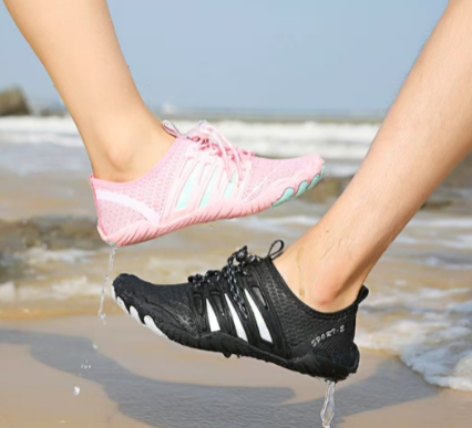 1Pair Outdoor River Tracing Shoes, Water Wading Beach Diving Shoes, Swimming Shoes, Fitness Cycling, Mountaineering Sports, Five Finger Shoes