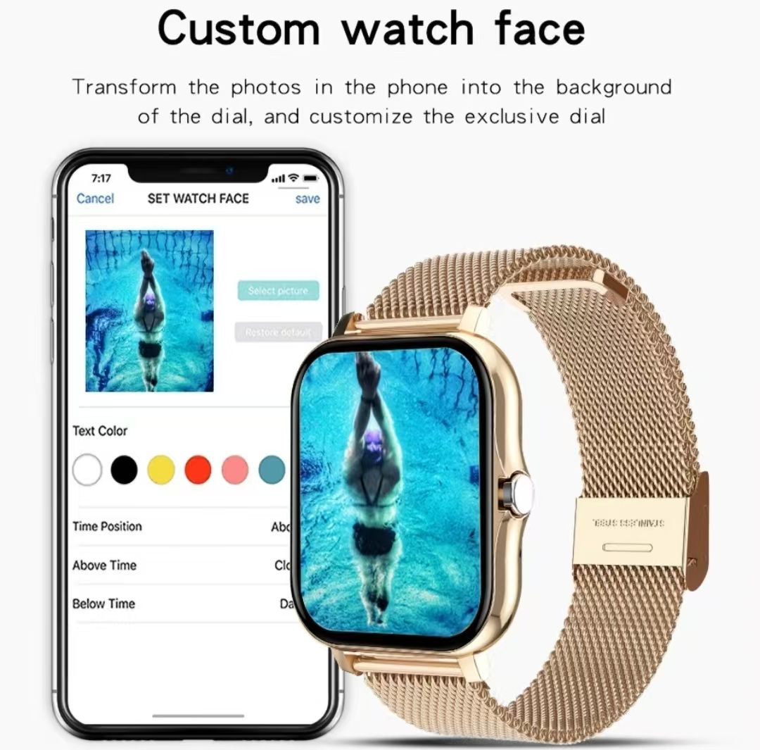 Full Touch Sport Smart Watch Men Women Heart Rate Fitness Tracker Bluetooth call Smartwatch wristwatch