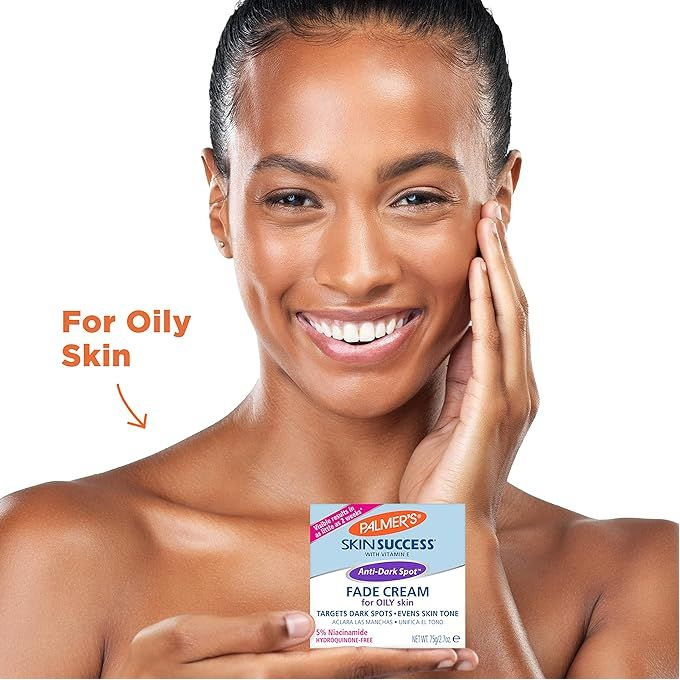 Palmer's Skin Success Fade Cream for Oily Skin (75g) - Anti-Dark Spot Fades Dark Spots, Evens Tone, Controls Shine, Non-Greasy, Hydrates, Brightens, Smooths Texture