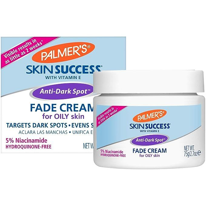 Palmer's Skin Success Fade Cream for Oily Skin (75g) - Anti-Dark Spot Fades Dark Spots, Evens Tone, Controls Shine, Non-Greasy, Hydrates, Brightens, Smooths Texture