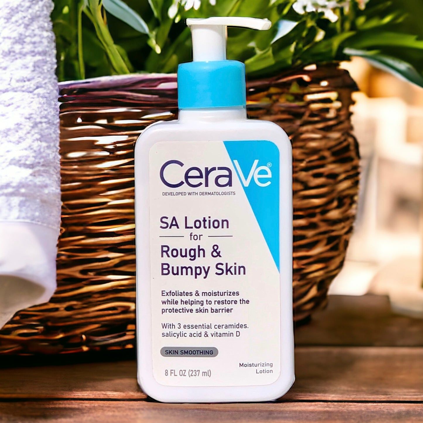 CeraVe SA Lotion for Rough & Bumpy Skin Plus CeraVe SA Body Wash for Rough & Bumpy Skin Smooths Rough Skin, Exfoliates Dead Cells, Moisturizes, Soothes, & Repairs Skin Barrier