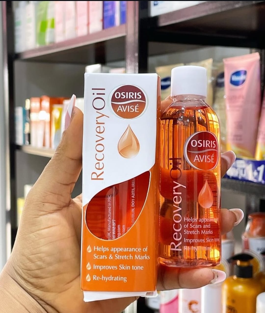 Osiris Avise Recovery Oil Helps Fade Scars, Stretch Marks, And Dark Spots, Promoting Smoother, More Even Skin Tone