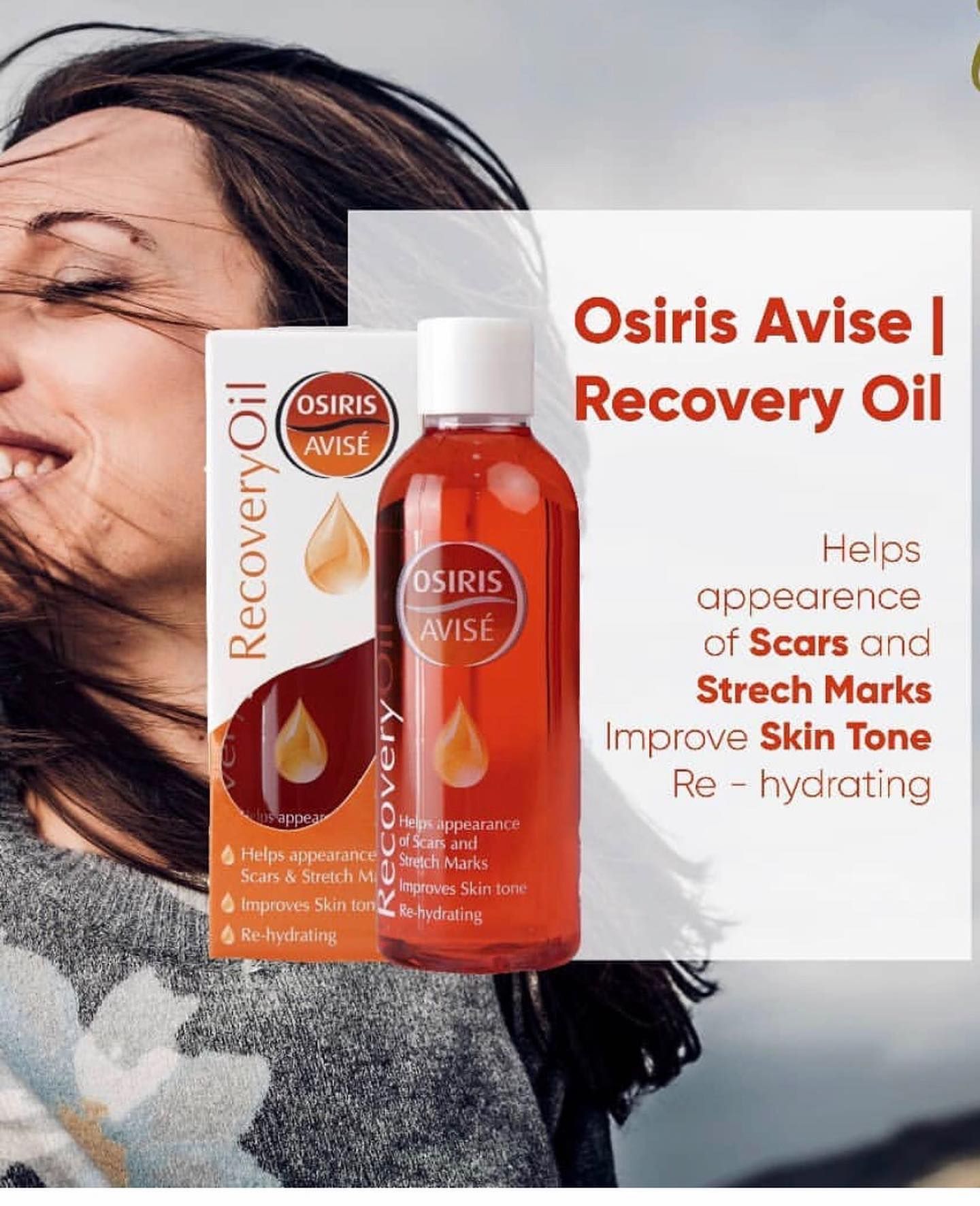 Osiris Avise Recovery Oil Helps Fade Scars, Stretch Marks, And Dark Spots, Promoting Smoother, More Even Skin Tone