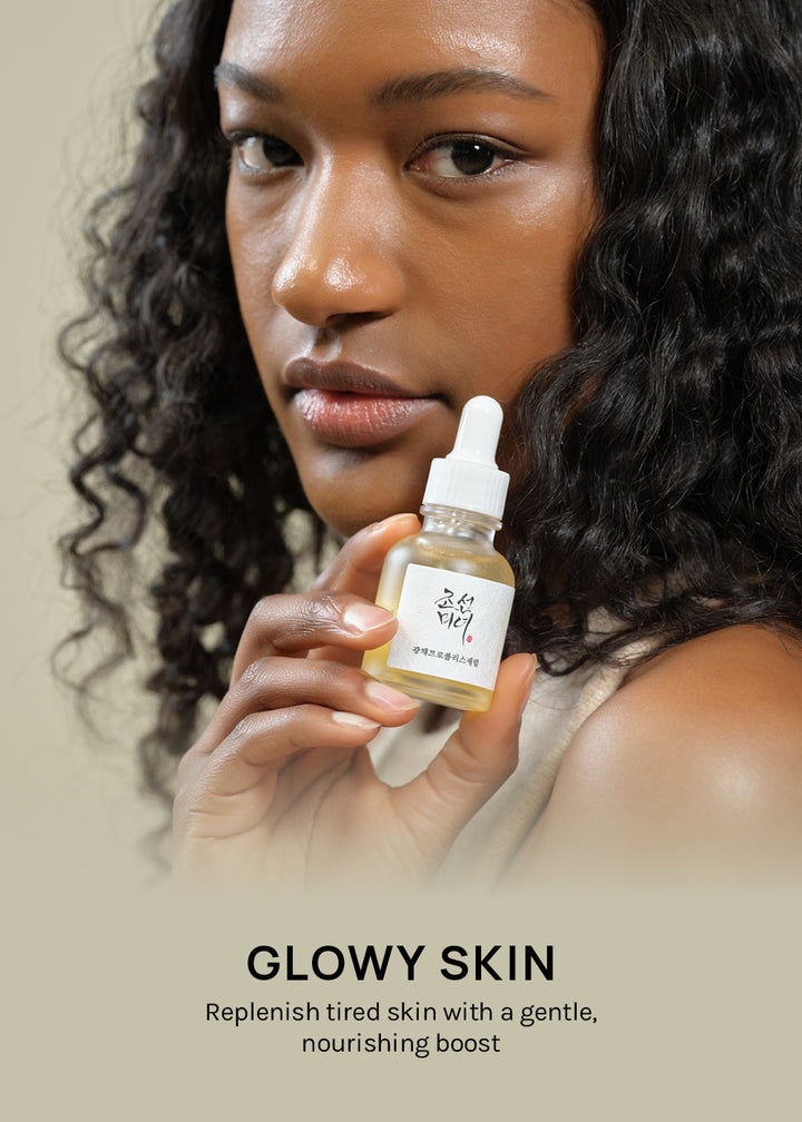 Beauty of Joseon Glow Serum: Propolis + Niacinamide Brightens, calms, hydrates, refines pores, and enhances radiance with propolis and niacinamide