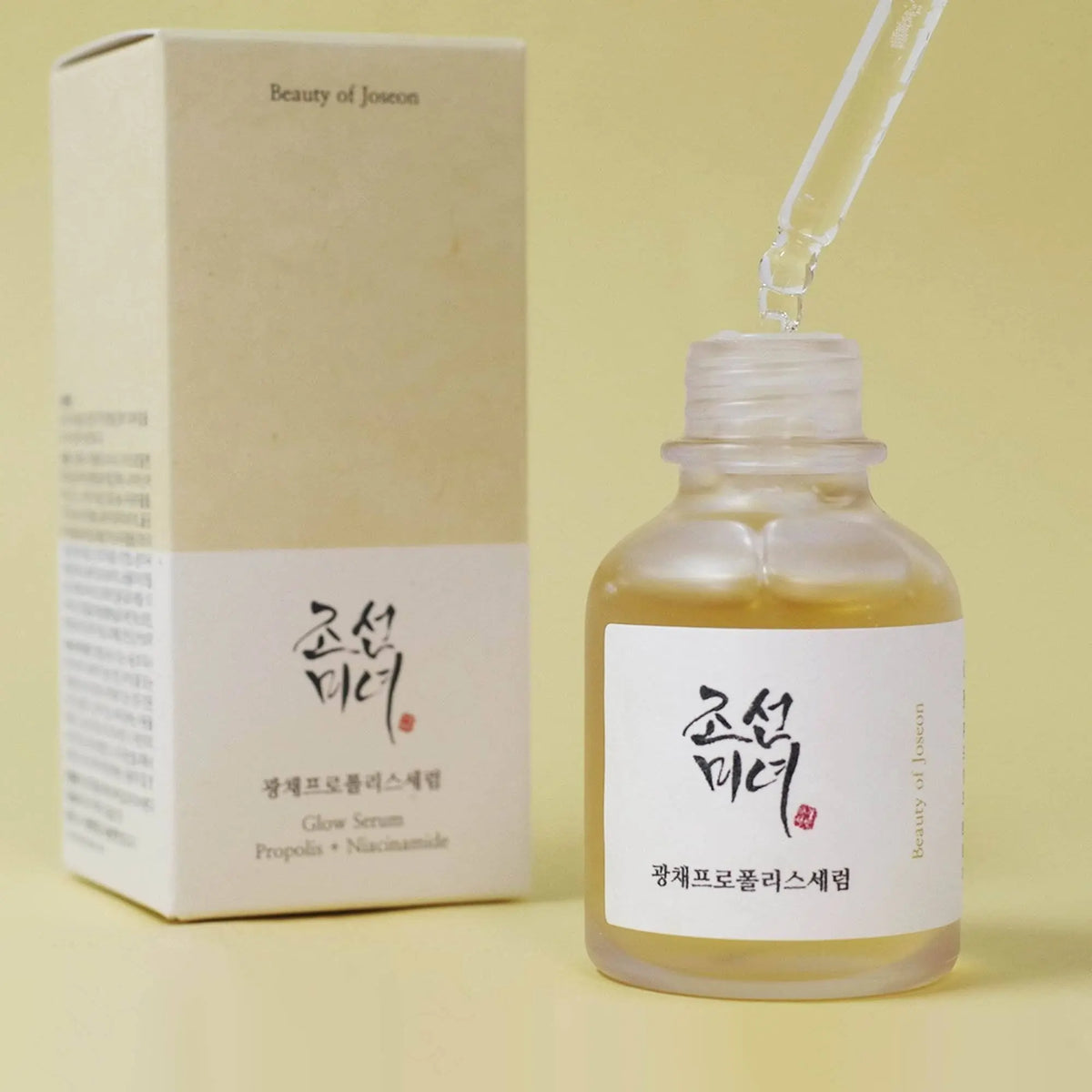 Beauty of Joseon Glow Serum: Propolis + Niacinamide Brightens, calms, hydrates, refines pores, and enhances radiance with propolis and niacinamide