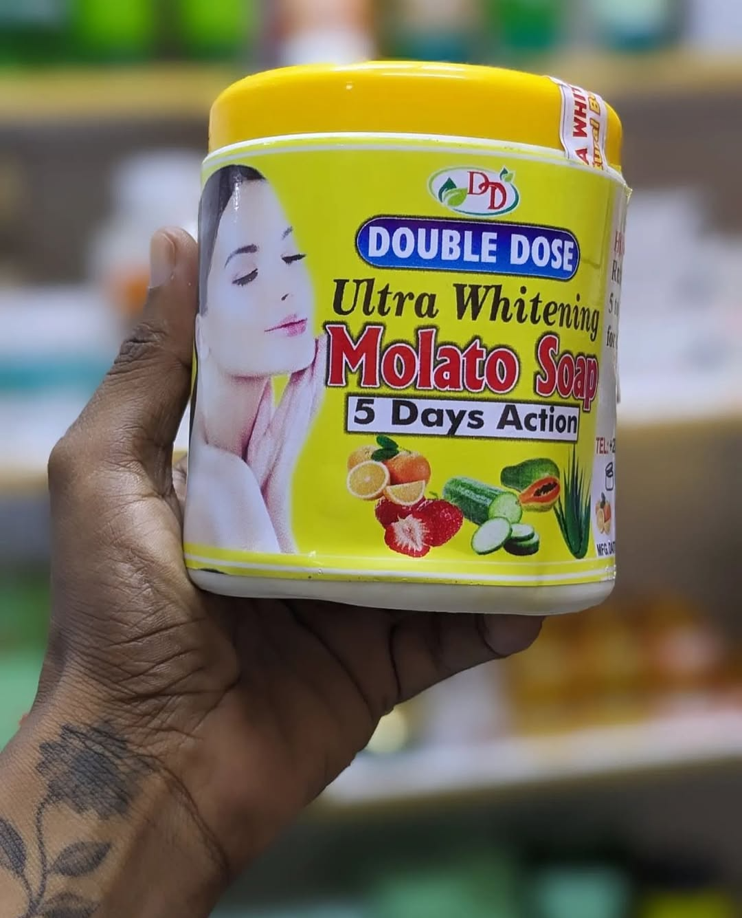 Original Double Dose Ultra Whitening Molato Soap Achieve Brighter, Smoother, And Even-Toned Skin In Just 5 Days While Gently Exfoliating And Nourishing