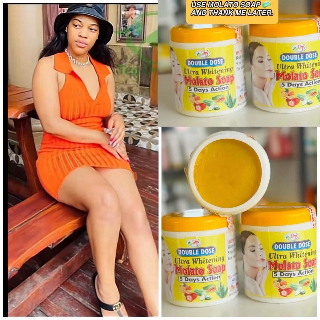Original Double Dose Ultra Whitening Molato Soap Achieve Brighter, Smoother, And Even-Toned Skin In Just 5 Days While Gently Exfoliating And Nourishing