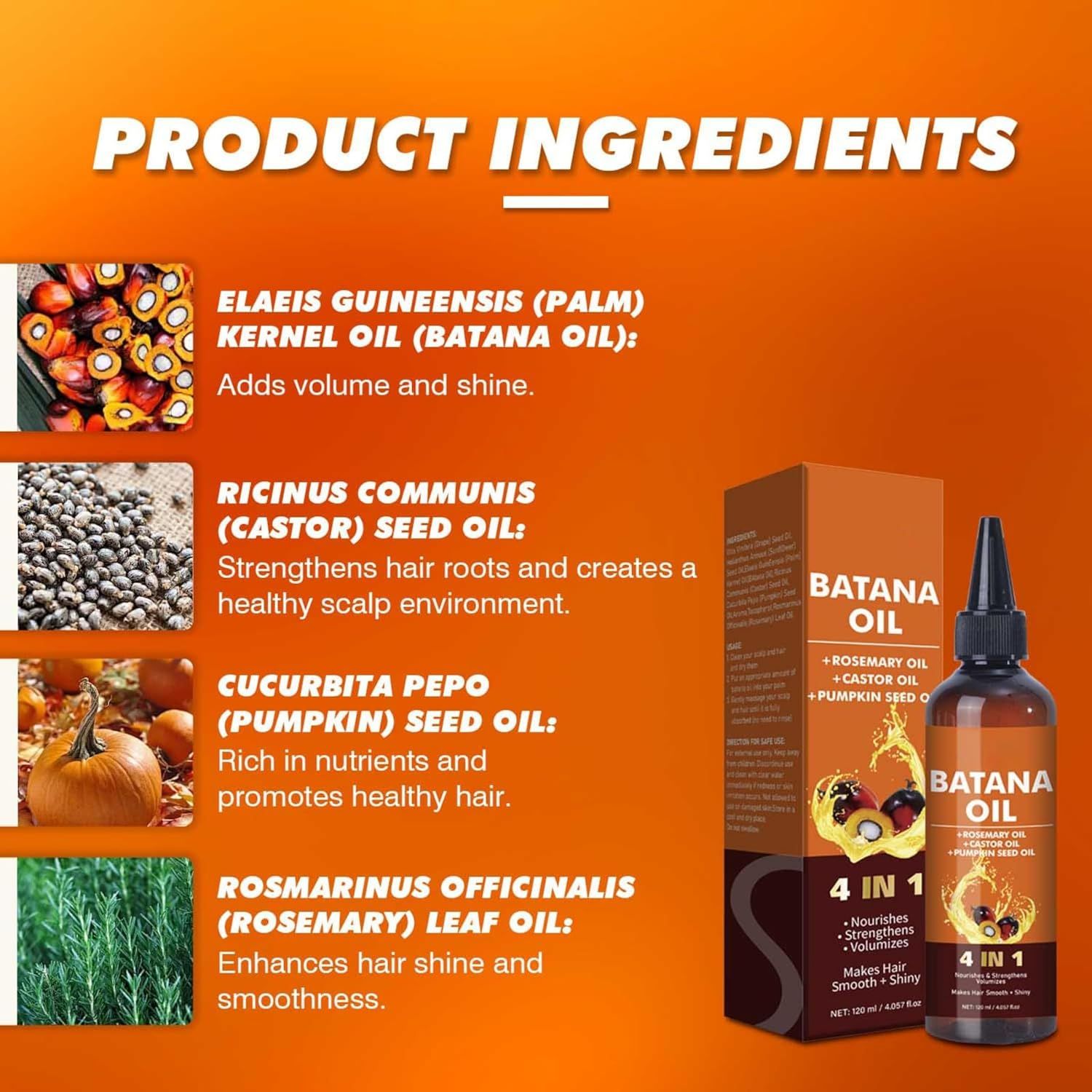 Sauvasine Batana Oil 4 In 1 For Thicker Fuller Healthier Hair Nourish Strengthen And Transform Your Hair With The Power Of Batana