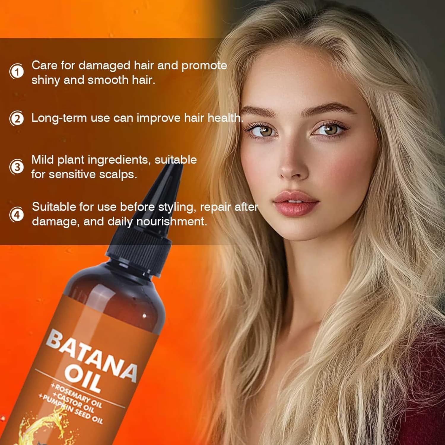 Sauvasine Batana Oil 4 In 1 For Thicker Fuller Healthier Hair Nourish Strengthen And Transform Your Hair With The Power Of Batana