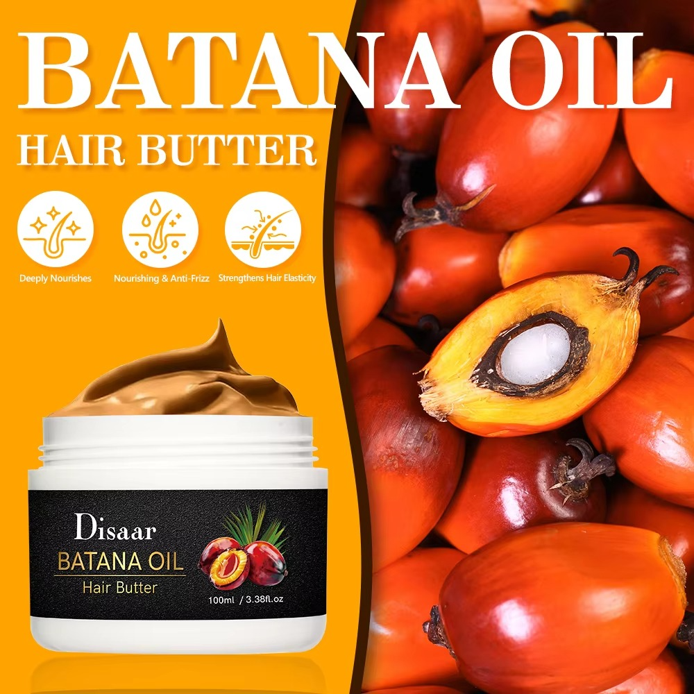 Disaar Batana Oil 100ml With Rosemary and Shea Butter For Fast Hair Growth Stronger Roots Thicker Edges Deep Repair For Dry Damaged Hair Breakage Control Healthy Scalp Support For Men And Women