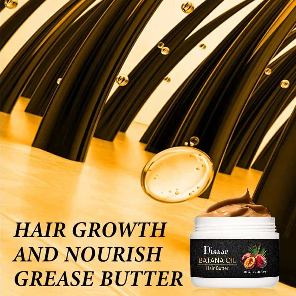 Disaar Batana Oil 100ml With Rosemary and Shea Butter For Fast Hair Growth Stronger Roots Thicker Edges Deep Repair For Dry Damaged Hair Breakage Control Healthy Scalp Support For Men And Women