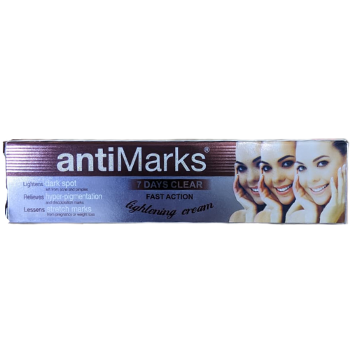 AntiMarks 7 Days Clear Fast Action Lightening Cream Fast-Action Cream That Lightens Dark Spots Fades Hyperpigmentation And Clears Stubborn Marks In 7 Days