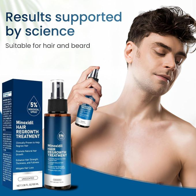 Carvenchy Minoxidil Hair Regrowth Treatment 5% With Biotin Potent Hair Revitalization Formula High Performance Scalp Treatment To Fortify Follicles Minimize Thinning And Enhance Natural Volume