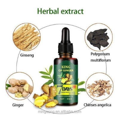 [Special Offer]7 Day King Of Ginger Germinal Hair Oil Growth Essence.