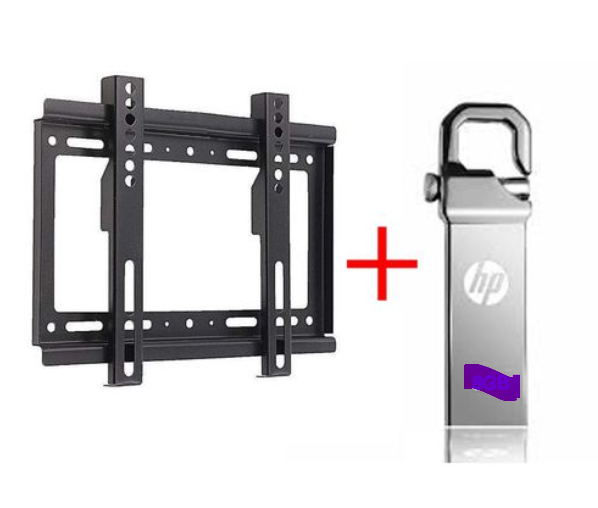 【Clearance Sale】14''- 43'' TV Flat Panel Wall Bracket Holder + Flash Drive