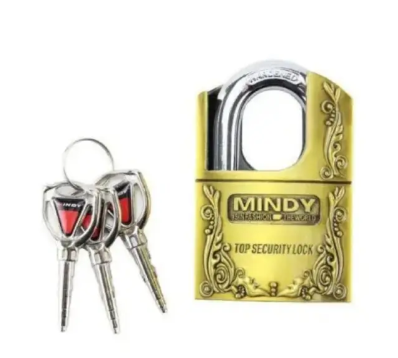 Mindy Top Anti-Burglar Theft Zinc Alloy High Security Padlock With 3 Keys