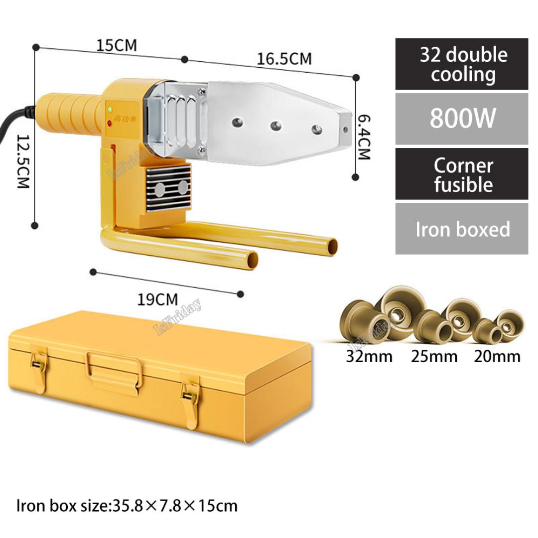 YovLet 900w pipe welding portable machine temperature adjustable pprc ppr pvc pipe