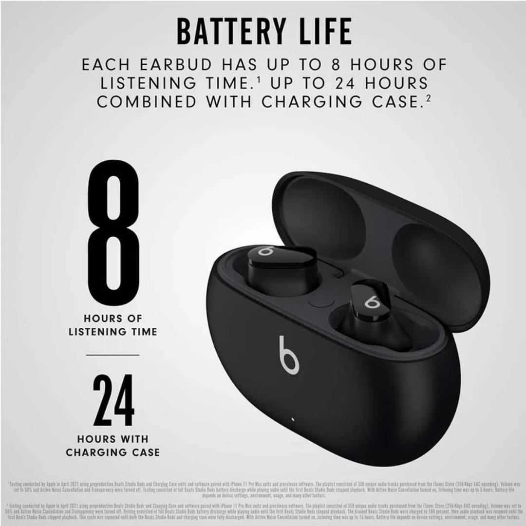 Beats Studio Buds True Wireless Bluetooth Earbuds - Black