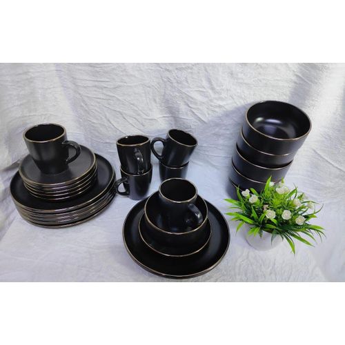 NEW IN THE MARKET STYLISH QUALITY AFFORDABLE 16PCS DINNERSET NOW AVAILABLE Has 4 DINNER PLATES ,4 SIDE PLATES
4 BOWLS AND 4 CUPS, Its Microwave safe BEST PRICES ONLY