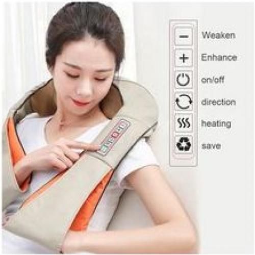 NECK MASSAGERS.Neck & Back Massage Kneading Full Body Massager Its body hugging design allows a massage, providing quick relief to pains on neck, shoulder and upper back