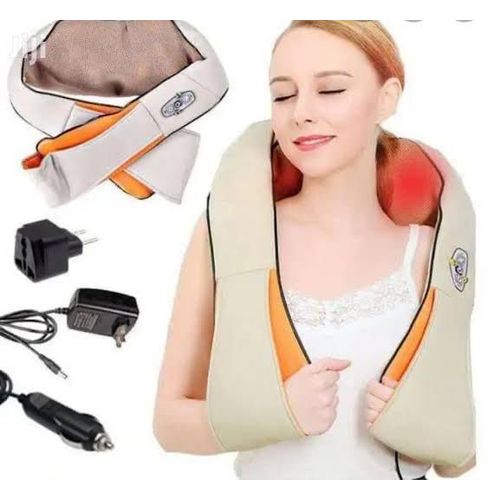 NECK MASSAGERS.Neck & Back Massage Kneading Full Body Massager Its body hugging design allows a massage, providing quick relief to pains on neck, shoulder and upper back