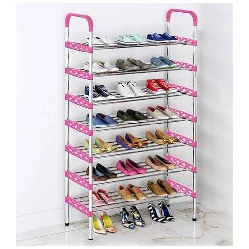SHOE WARDROBE. Adjustable Portable Shoerack-7LAYERS