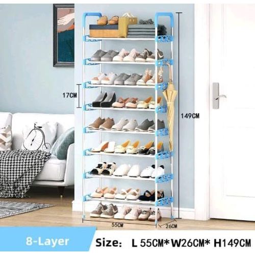 SHOE WARDROBE. Adjustable Portable Shoerack-7LAYERS