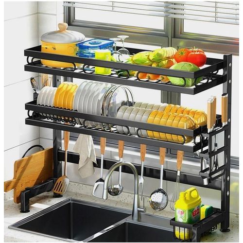 Dish Rack. Heavy duty double over the sink dish rack
