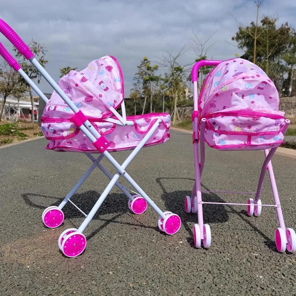 Foldable Baby Doll Stroller for Kids