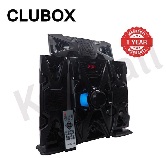 CLUBOX 3.1CH BlueTooth Woofer Home Theatre Sytem Speaker Systems Woofer USB/SD/FM Home Audio System with Remote Control 12000W TC-1303