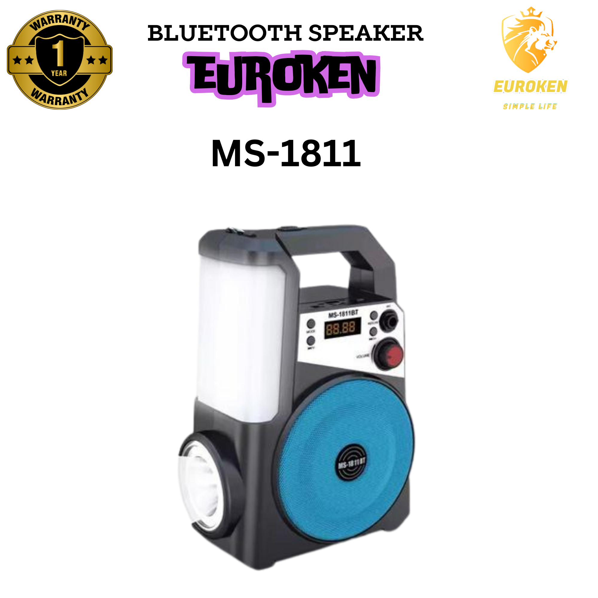 MS-1812BT Portable Bluetooth Speaker