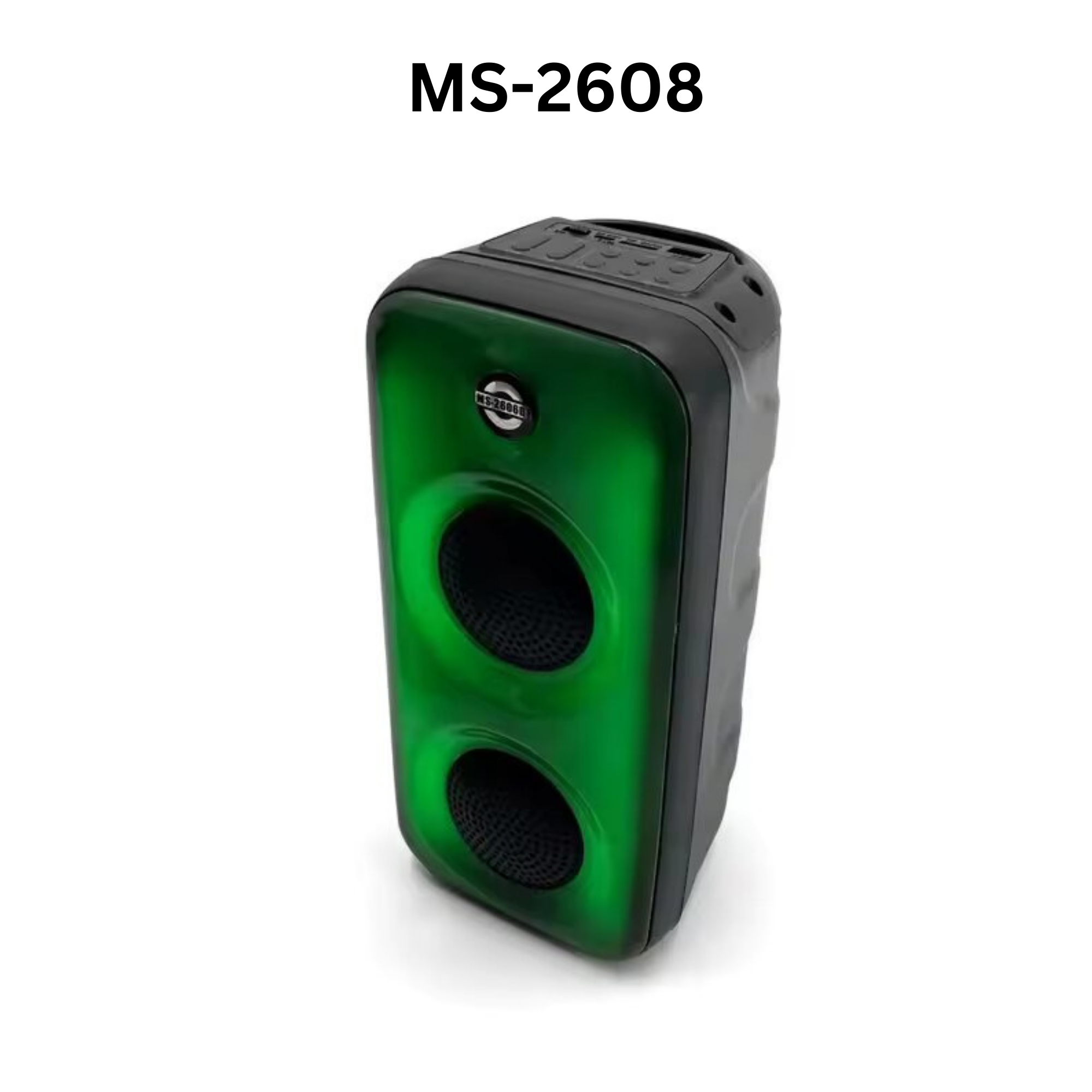 EUROKEN MS-2608BT  Portable Wireless Bluetooth Speaker with Cool Dynamic Atmosphere Light