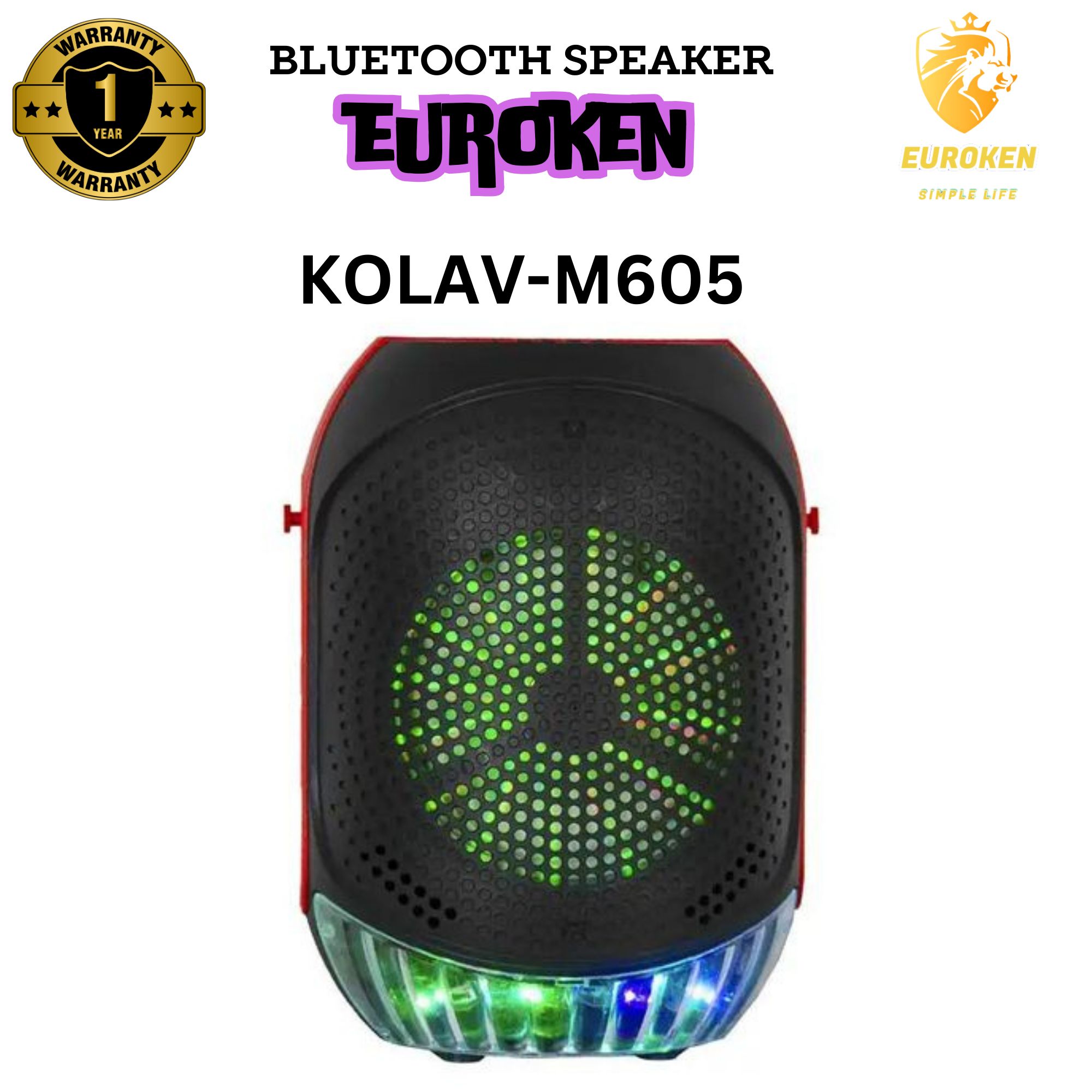 New KOLAV-M605 6.5 inch active rechargeable portable Bluetooth speaker