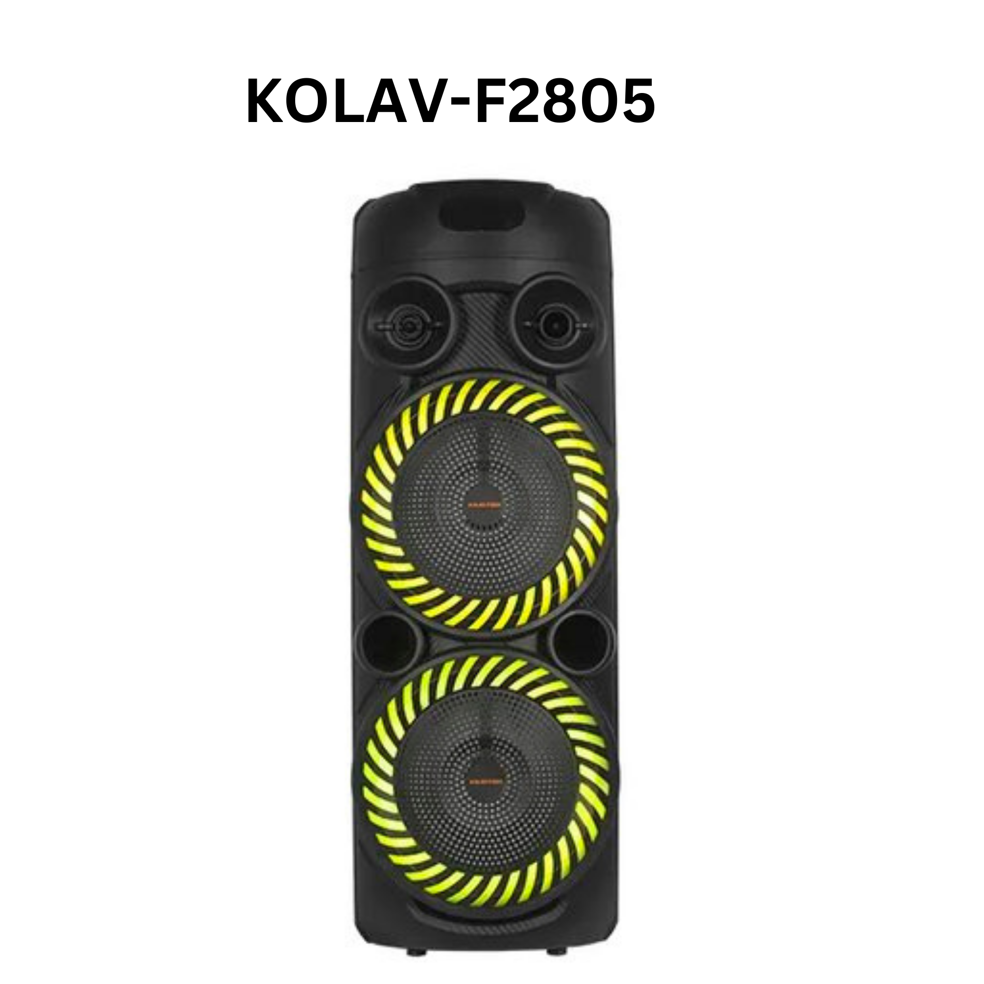 New Beat Box BT Speaker KOLAV-F2805 New Dual outdoor portable  led speakers wholesale super bass woofer new bt speaker