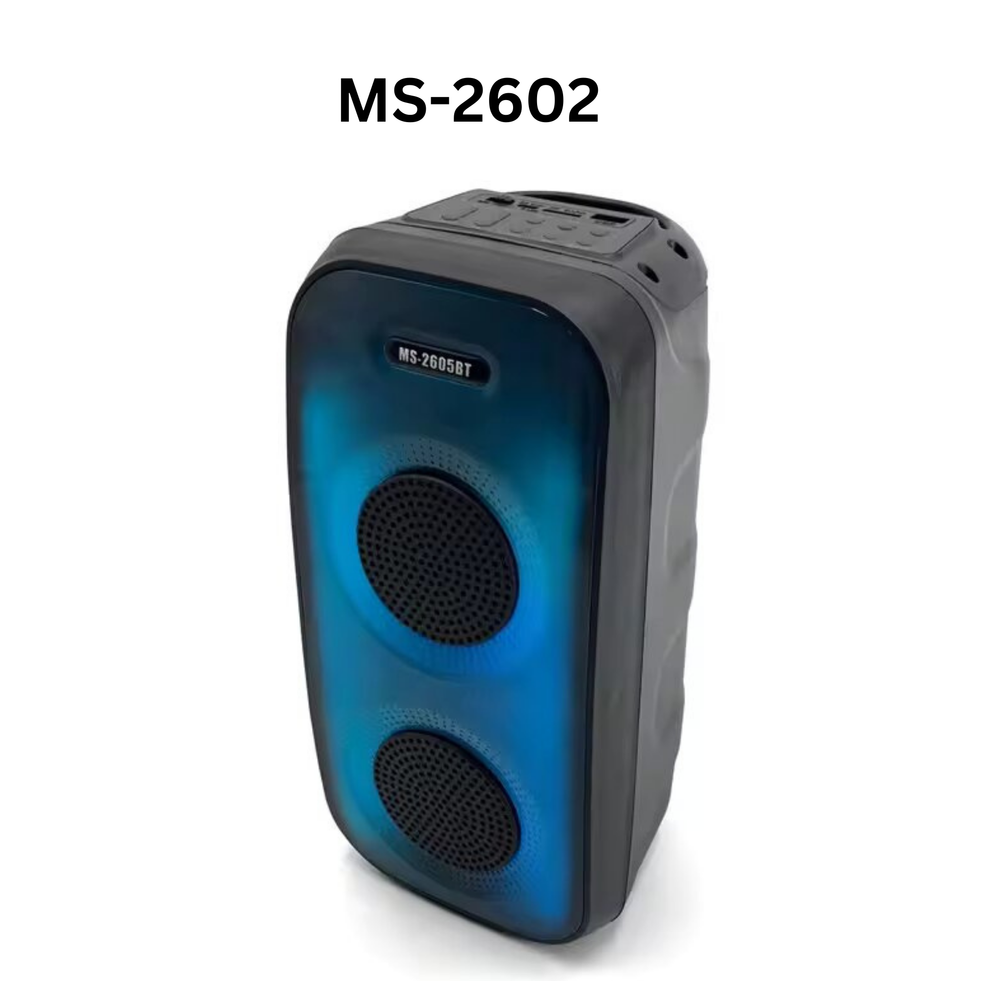 EUROKEN MS-2602BT  Portable  Wireless Bluetooth Speaker  with Cool Dynamic Atmosphere light Light